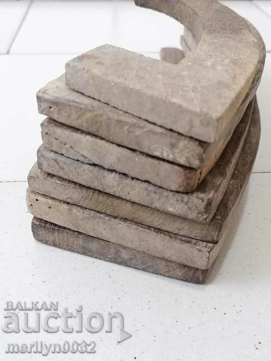 Old cooper's bows bow 7pcs patterns yarns wooden models - 6 Old cooper's bows bow 7pcs patterns yarns wooden models - 6