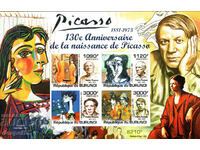 2011 Burundi. Personalități - 130 de ani de la nașterea lui Picasso. bloc