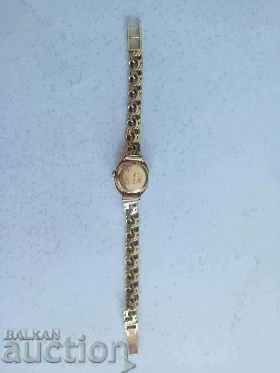Festina Swiss gold watch 18k /750 solid gold! with price 3999.00 BGN | € 2044.66 Festina Swiss gold watch 18k /750 solid gold! with price 3999.00 BGN | € 2044.66