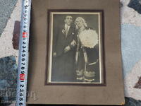 Photo cardboard newlyweds DM 1