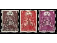 Luxemburg 1957 Europa CEPT (**) serie curată, fără ștampilă