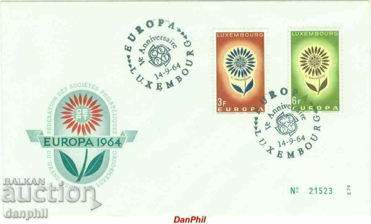 Luxemburg 1964 Europa SEP PPD, FDC