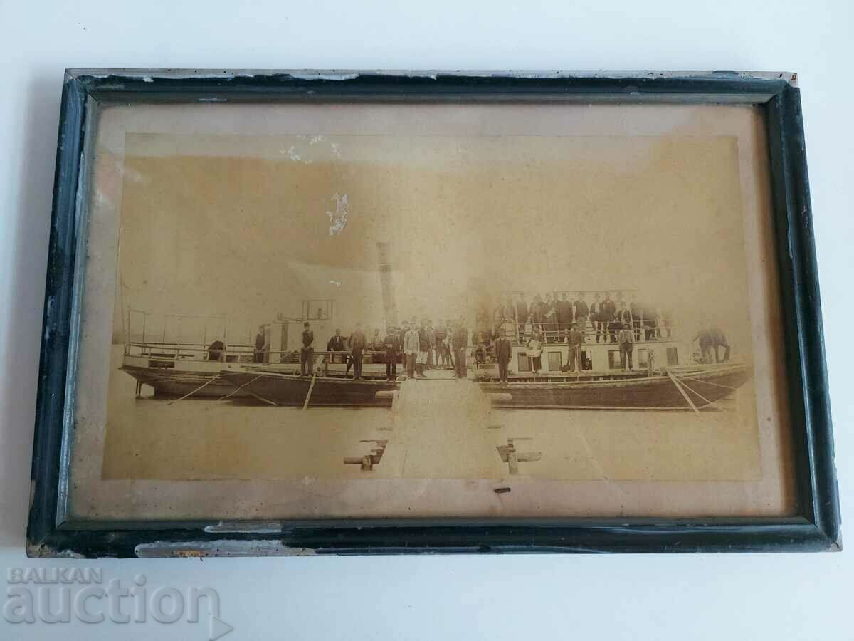 Delivery of SHIP SHIP STEAMER OLD PHOTO PHOTOGRAPH FRAMED Delivery of SHIP SHIP STEAMER OLD PHOTO PHOTOGRAPH FRAMED