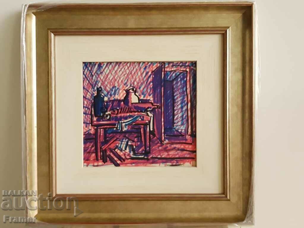 Licitație Atanas Yaranov 1940-1988 Interior Still Life Original Licitație Atanas Yaranov 1940-1988 Interior Still Life Original