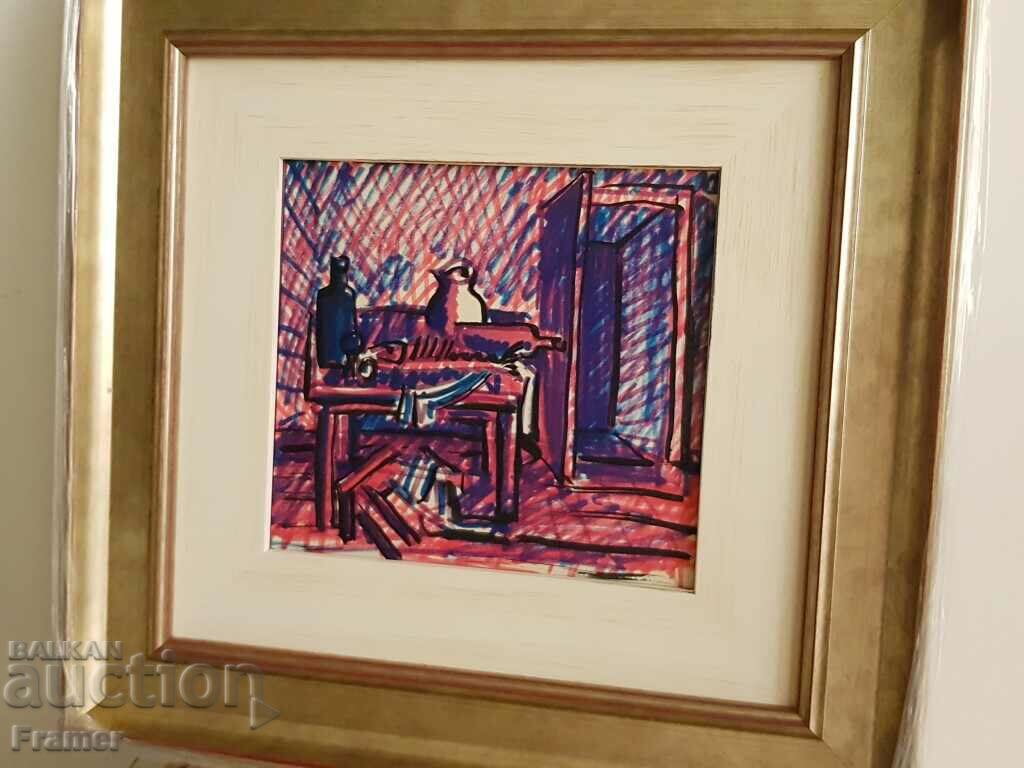 Atanas Yaranov 1940-1988 Interior Still Life Original - 5 Atanas Yaranov 1940-1988 Interior Still Life Original - 5