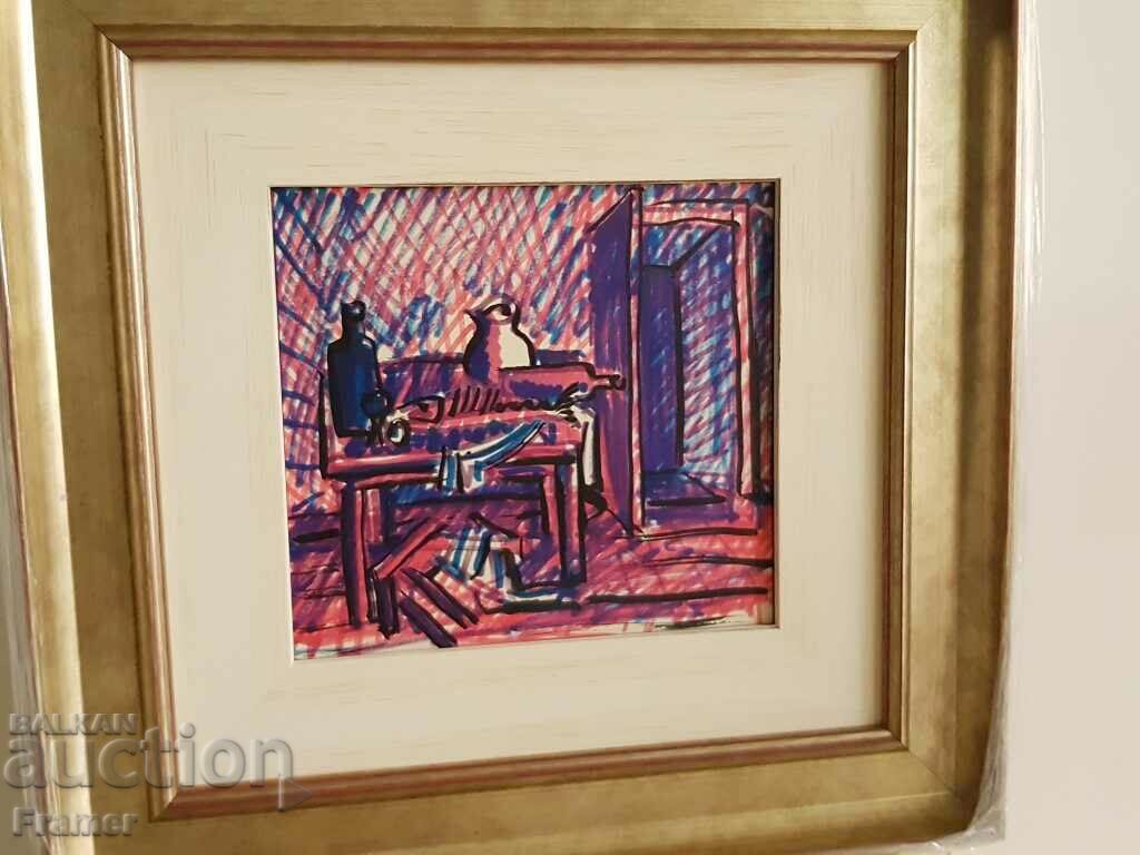 Atanas Yaranov 1940-1988 Interior Still Life Original - 6 Atanas Yaranov 1940-1988 Interior Still Life Original - 6