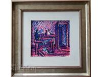 Atanas Yaranov 1940-1988 Interior Still Life Original