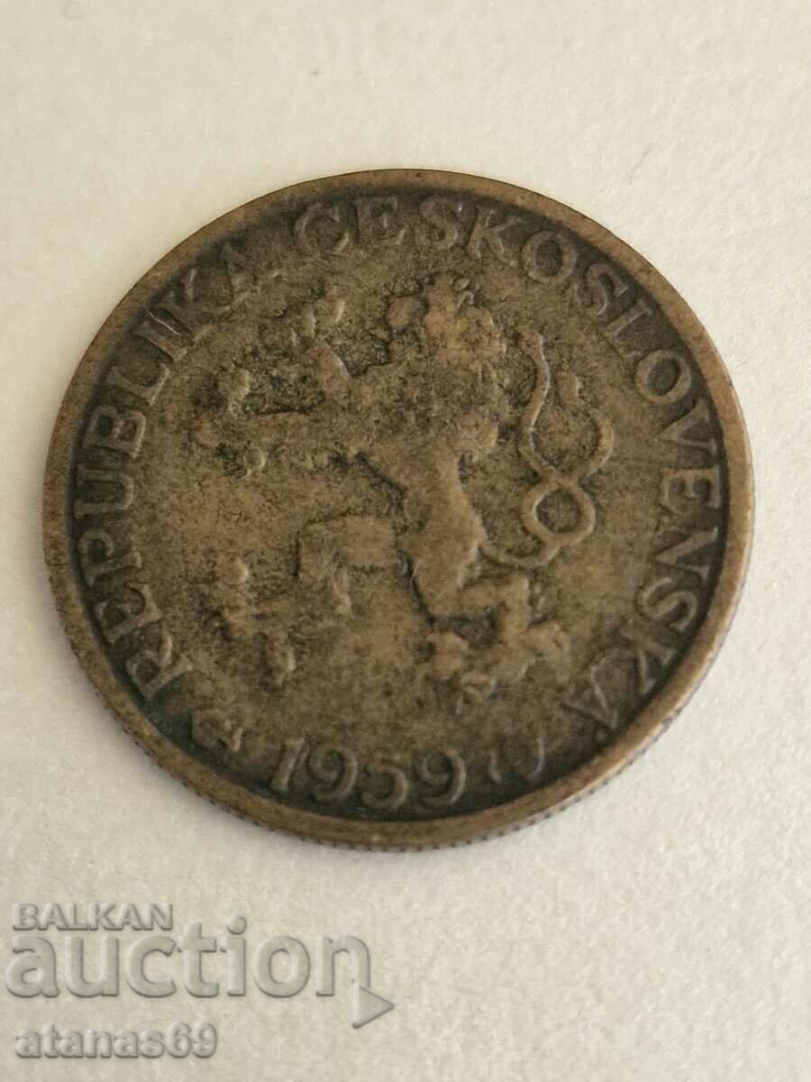 1 kroner 1959 Czechoslovakia with price 0.99 BGN | € 0.51 1 kroner 1959 Czechoslovakia with price 0.99 BGN | € 0.51