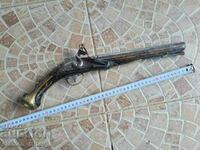 pistol, pishtov otoman, silex turcesc