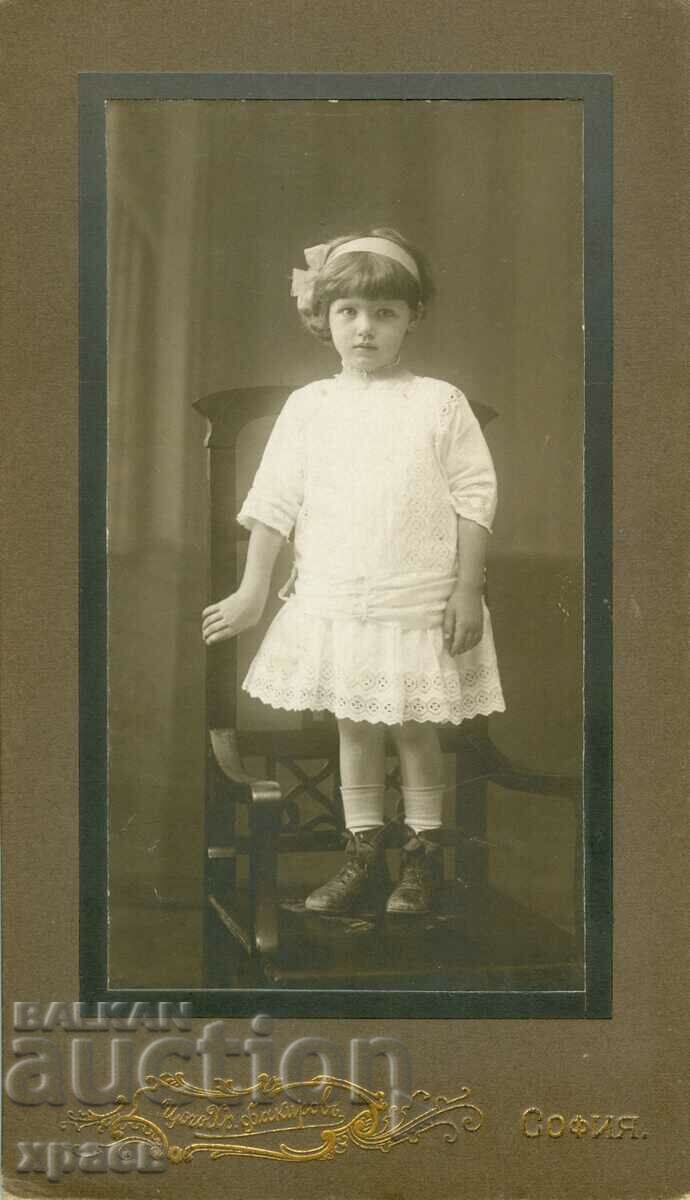 OLD PHOTO - CARDBOARD - TSOCHO FAKIROV - SOFIA - G086 OLD PHOTO - CARDBOARD - TSOCHO FAKIROV - SOFIA - G086
