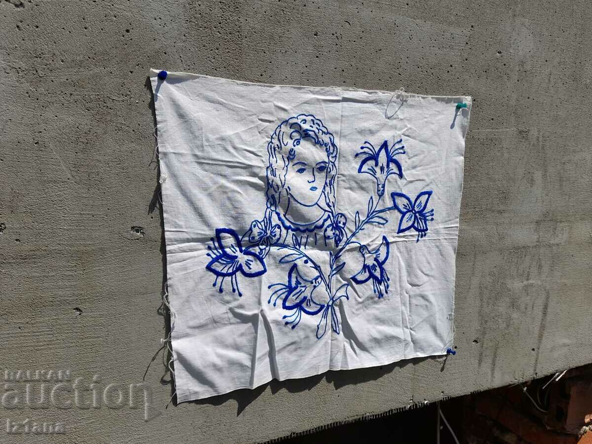 Аукцион Старa бродирана калъфка за възглавница Аукцион Старa бродирана калъфка за възглавница