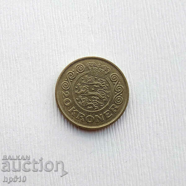 Denmark 20 Kroner 1991 / Denmark 20 Kroner 1991 with price 4.40 BGN | € 2.25 Denmark 20 Kroner 1991 / Denmark 20 Kroner 1991 with price 4.40 BGN | € 2.25