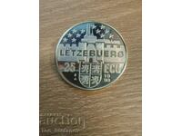 25 ECU 1993 Luxemburg argint