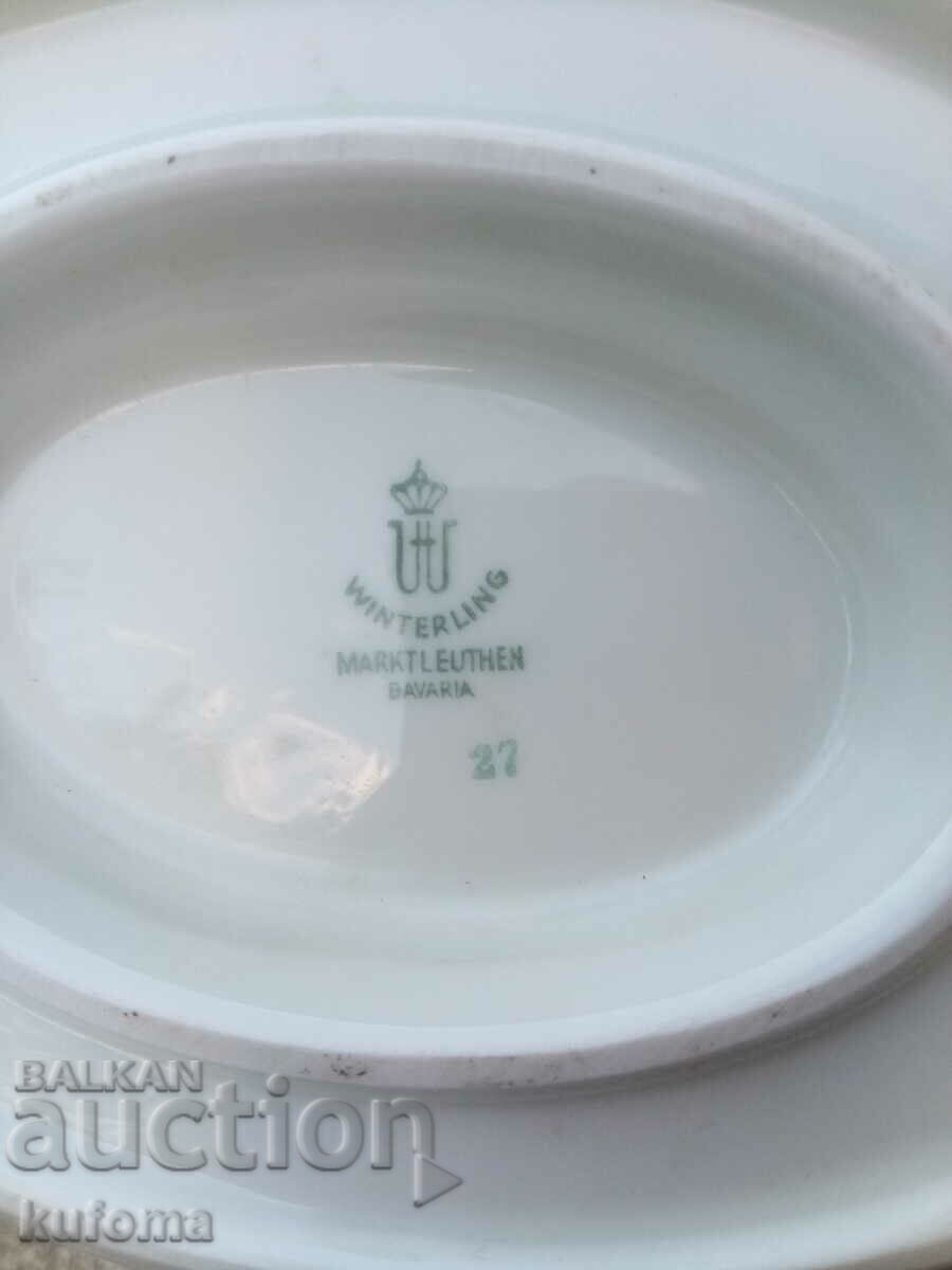 Παράδοση Βαυαρικό πιατάκι πορσελάνης Παράδοση Βαυαρικό πιατάκι πορσελάνης