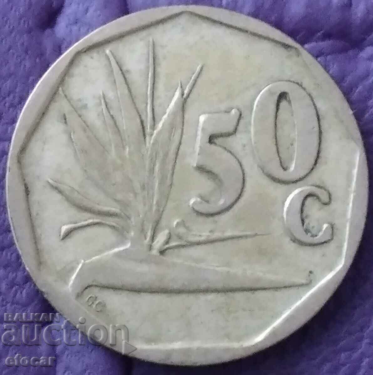 50 σεντ Νότια Αφρική 1994
