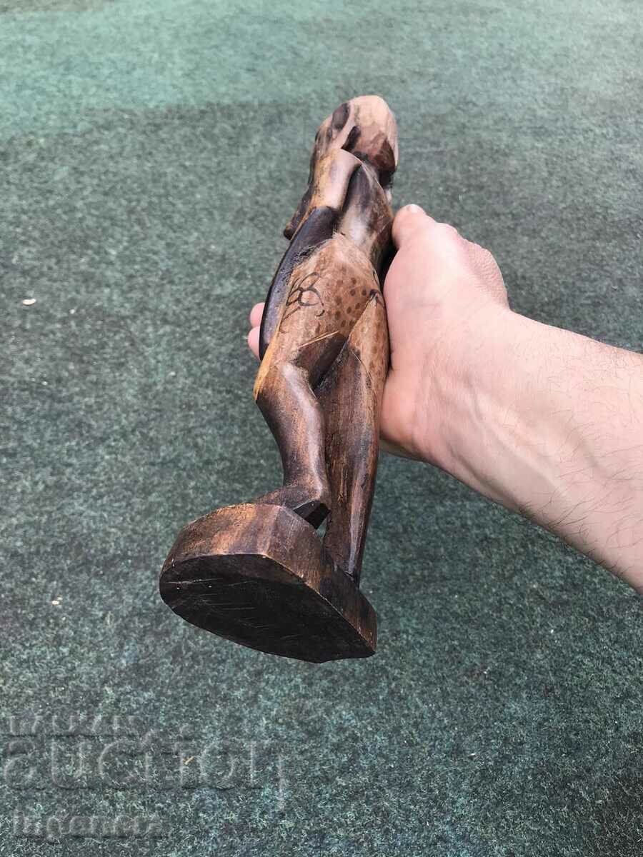 FIGURA LEMN PLASTIC SCULPTURA STATUETA SCULPTURA ABONS - 5