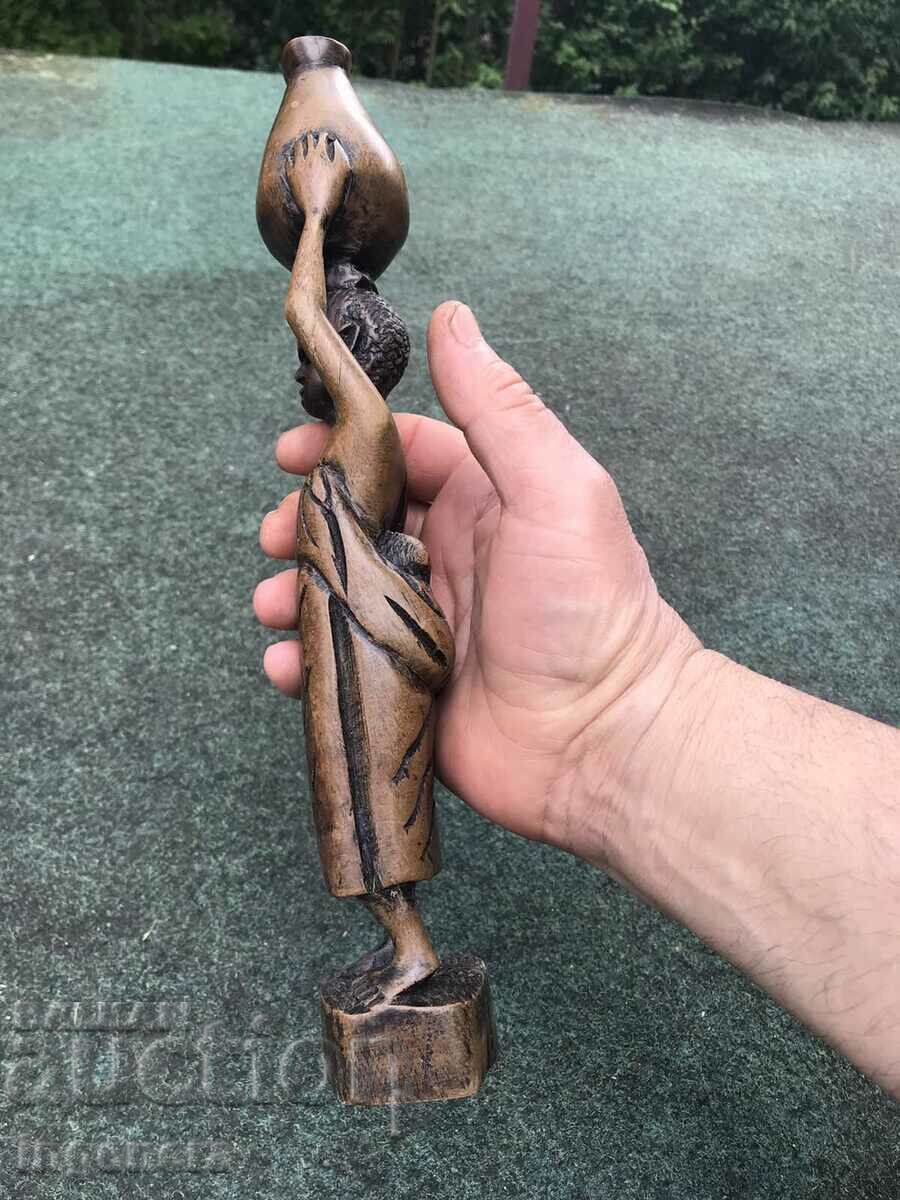 Auction FIGURE WOOD PLASTIC CARVING STATUETTE SCULPTURE EBONY Auction FIGURE WOOD PLASTIC CARVING STATUETTE SCULPTURE EBONY