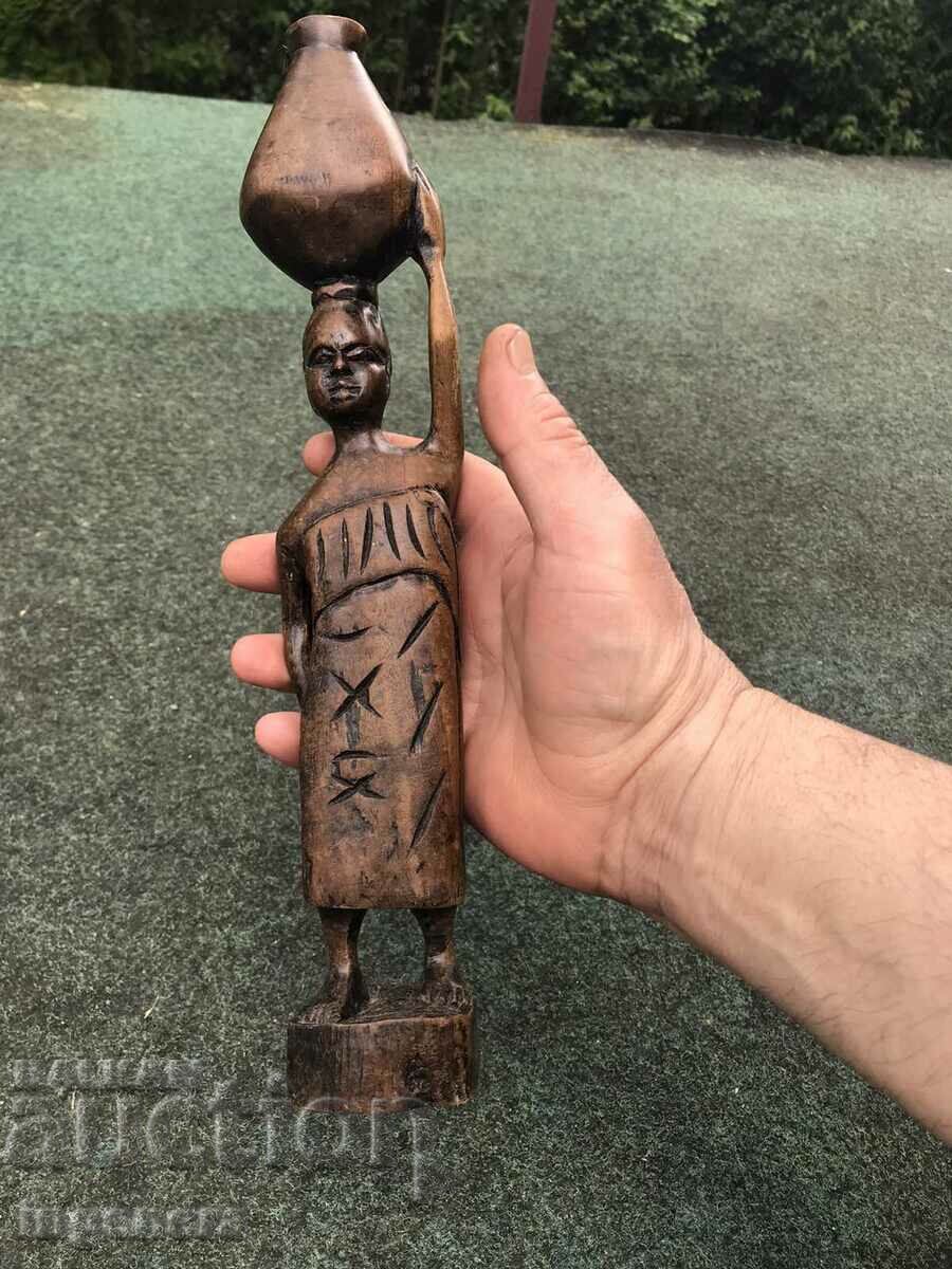 Delivery of FIGURE WOOD PLASTIC CARVING STATUETTE SCULPTURE EBONY Delivery of FIGURE WOOD PLASTIC CARVING STATUETTE SCULPTURE EBONY