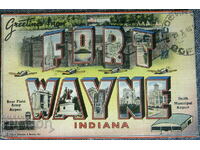 1948 Fort Wayne Indiana SUA PK carte poștală