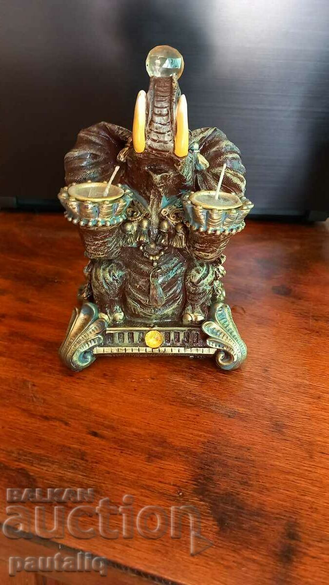 Auction ELEPHANT CANDLESTICK Auction ELEPHANT CANDLESTICK