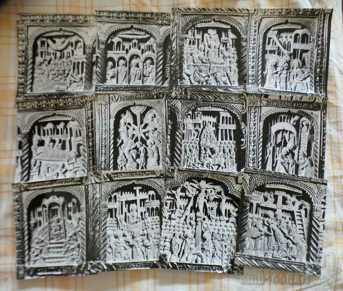 Delivery of The miniature carving of the Raphael cross 22 c.b. cards Delivery of The miniature carving of the Raphael cross 22 c.b. cards