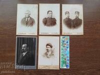 5 стари снимки картон - Бояджиеви