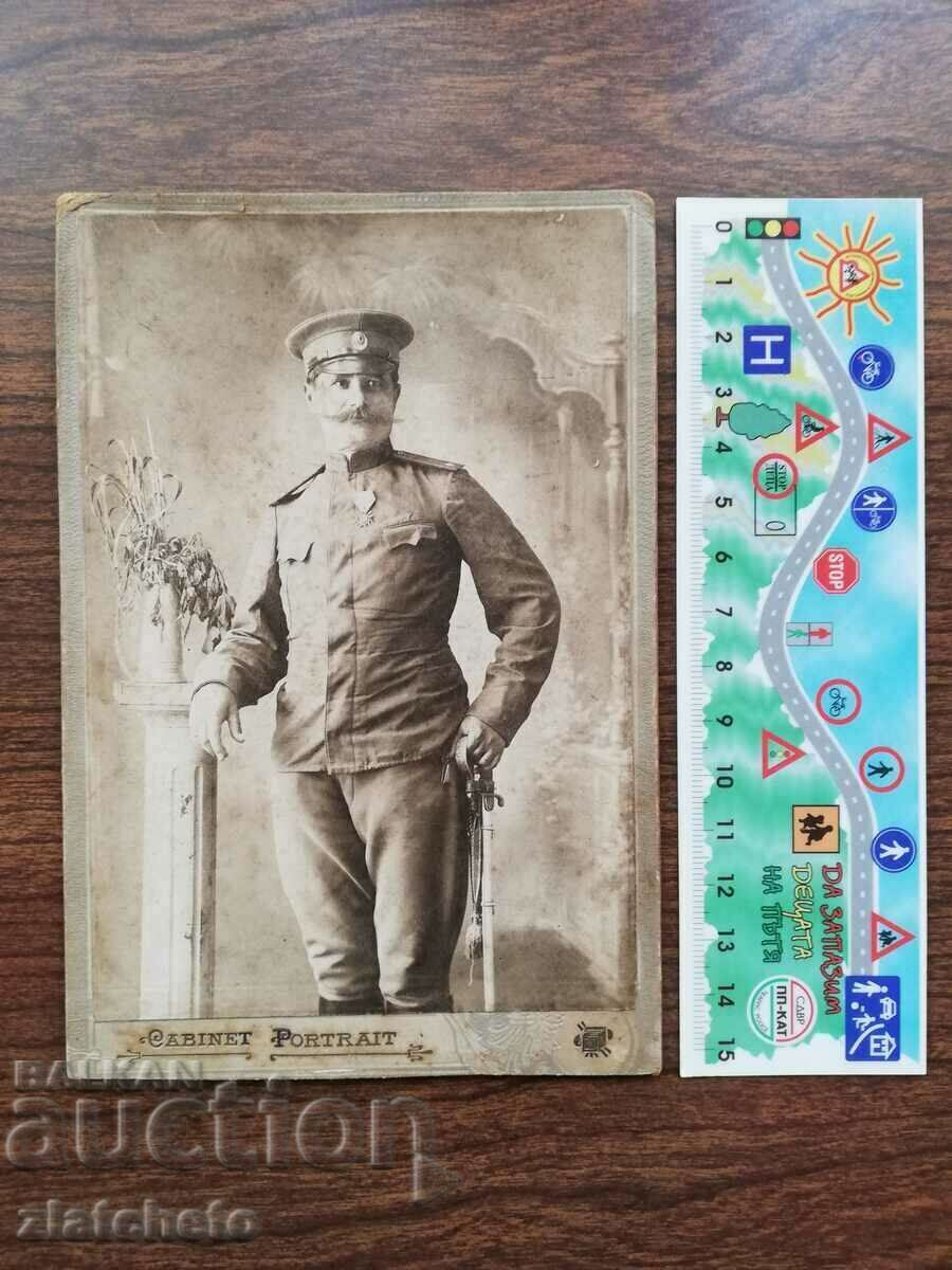 Old cardboard photo - Military with price 60.00 BGN | € 30.68 Old cardboard photo - Military with price 60.00 BGN | € 30.68