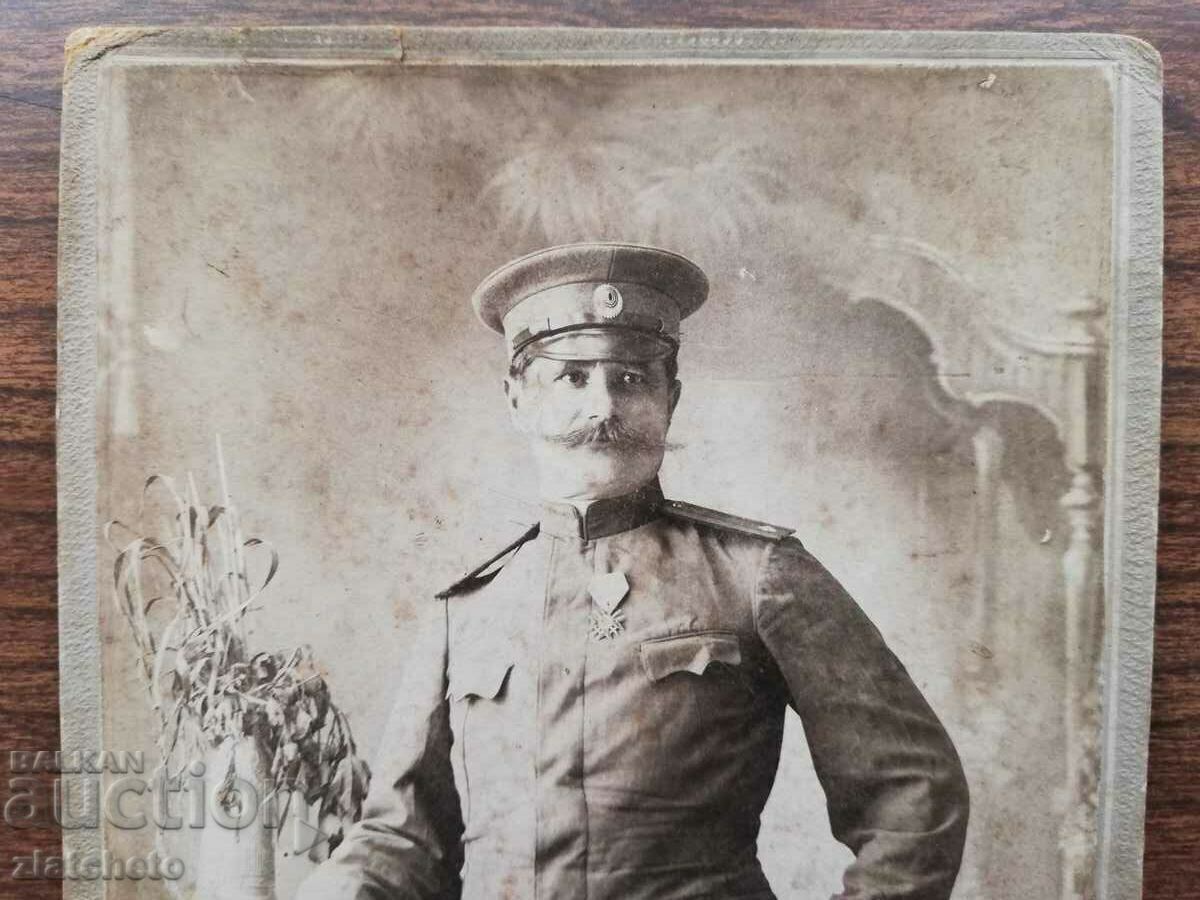 Auction Old cardboard photo - Military Auction Old cardboard photo - Military