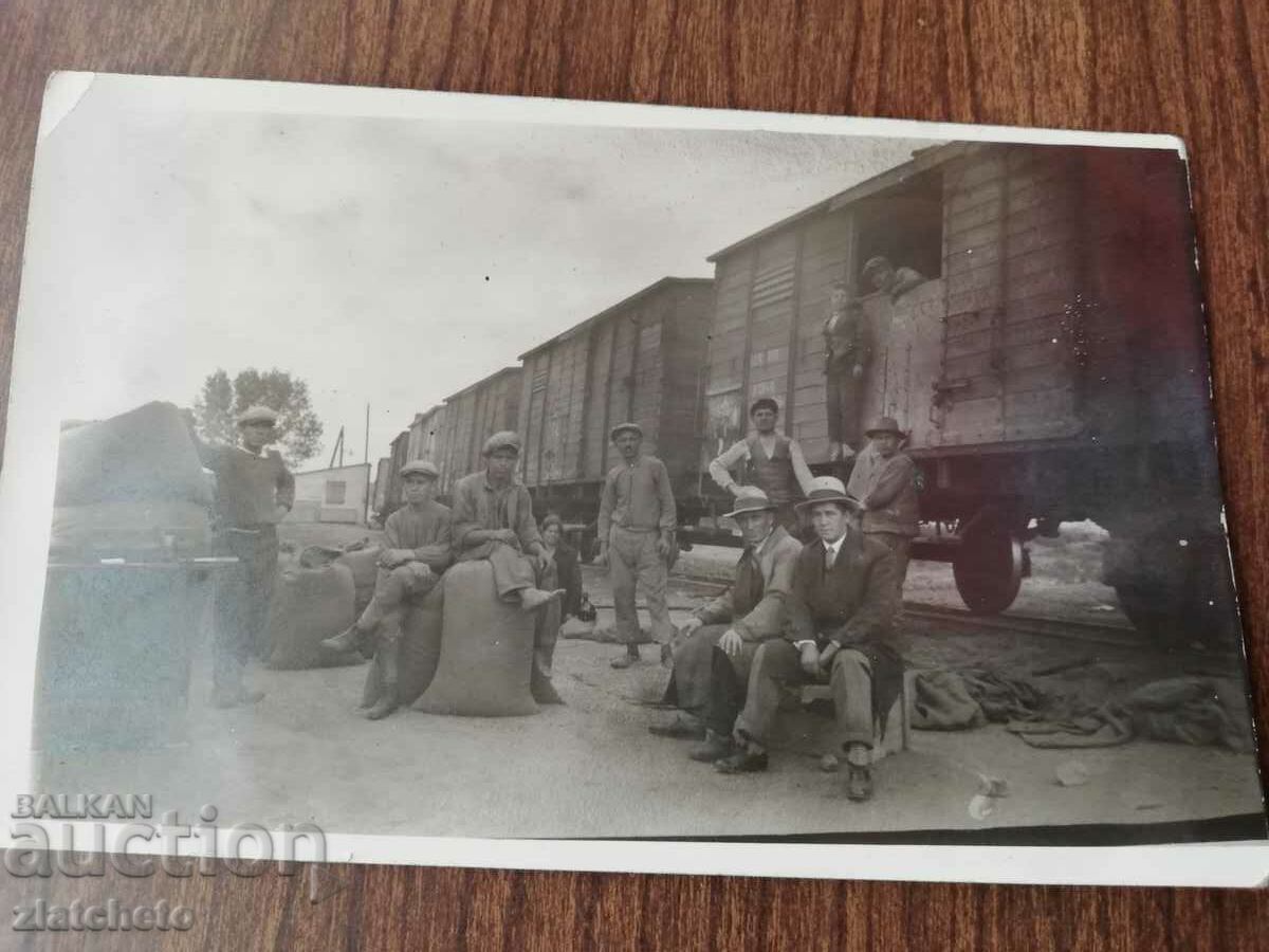 Old photo Kingdom of Bulgaria - BDZ, wagons, loads with price 8.00 BGN | € 4.09 Old photo Kingdom of Bulgaria - BDZ, wagons, loads with price 8.00 BGN | € 4.09