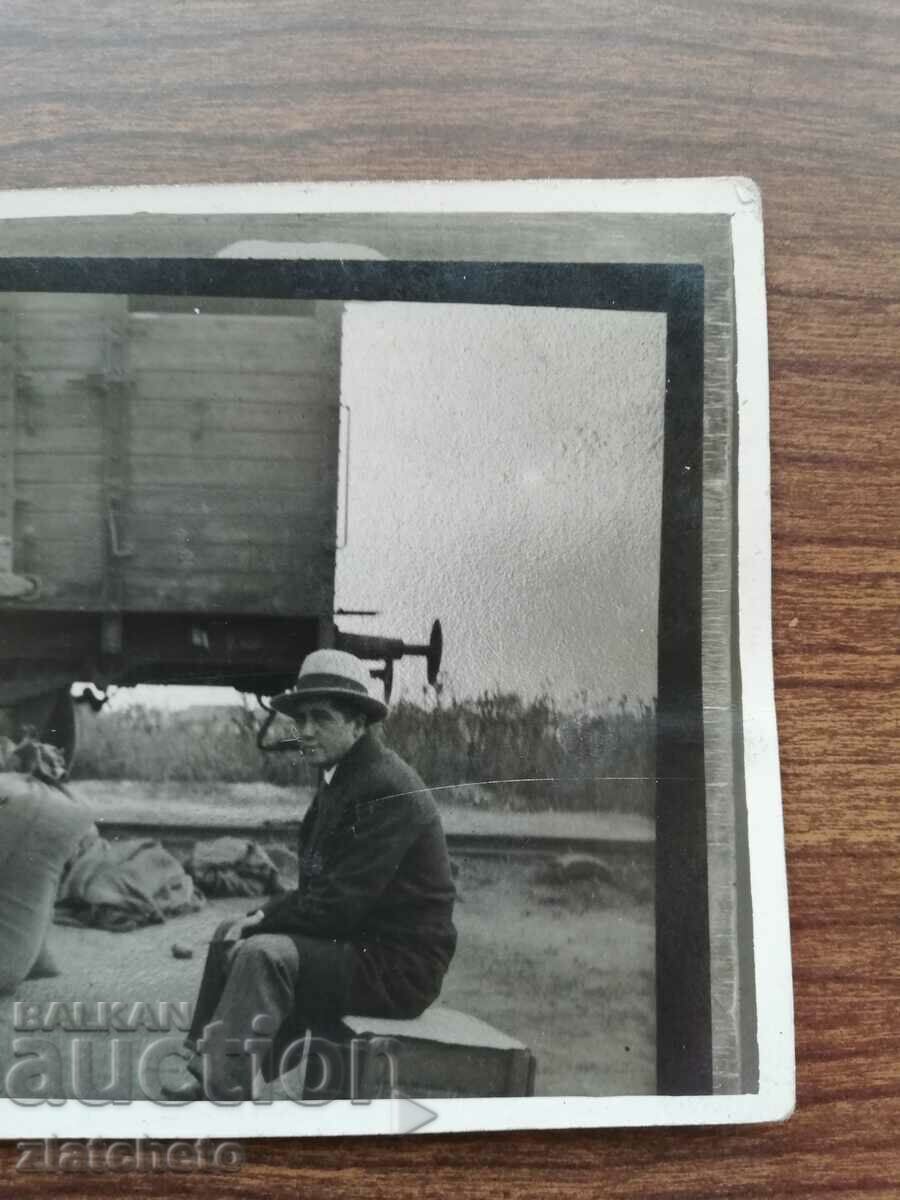 Old photo Kingdom of Bulgaria - BDZ, wagons, loads with price 8.00 BGN | € 4.09 Old photo Kingdom of Bulgaria - BDZ, wagons, loads with price 8.00 BGN | € 4.09