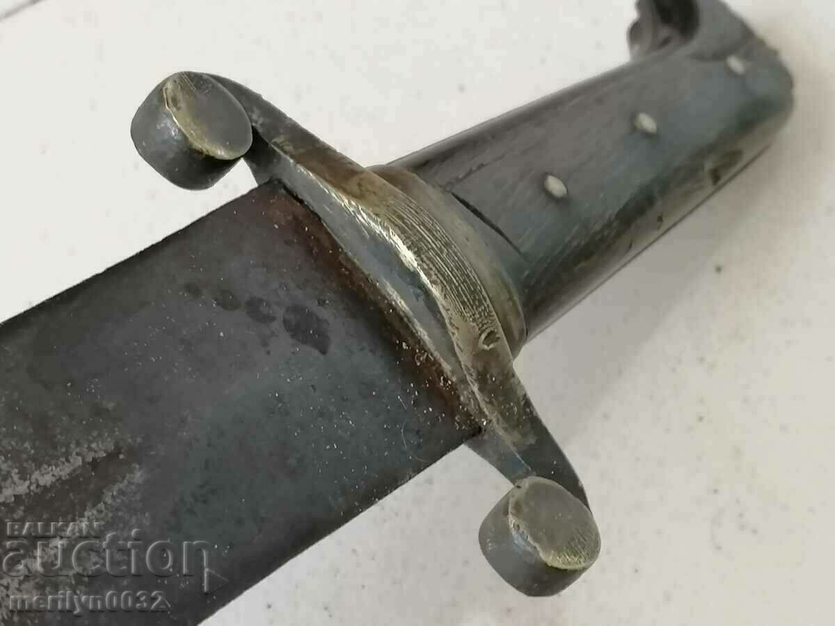 Delivery of Ottoman cleaver saber scythe knife bayonet blade scabbard horn dagger