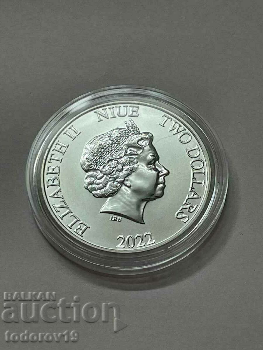 Delivery of Silver 1 oz Tiger - sharp. Niue 2022 Delivery of Silver 1 oz Tiger - sharp. Niue 2022