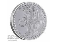 Silver 1 oz Tiger - sharp. Niue 2022