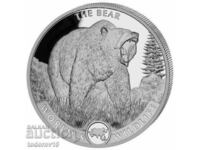 1 ουγκιά Silver Bear / World Wildlife / Κονγκό - 2022