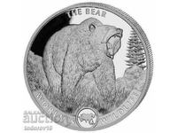 1 oz Silver Bear / World Wildlife / Congo - 2022