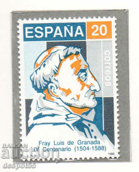 1988. Испания. 400 год. от смъртта на Фр. Луис от Гранада.