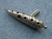 Old French Metal Ocarina