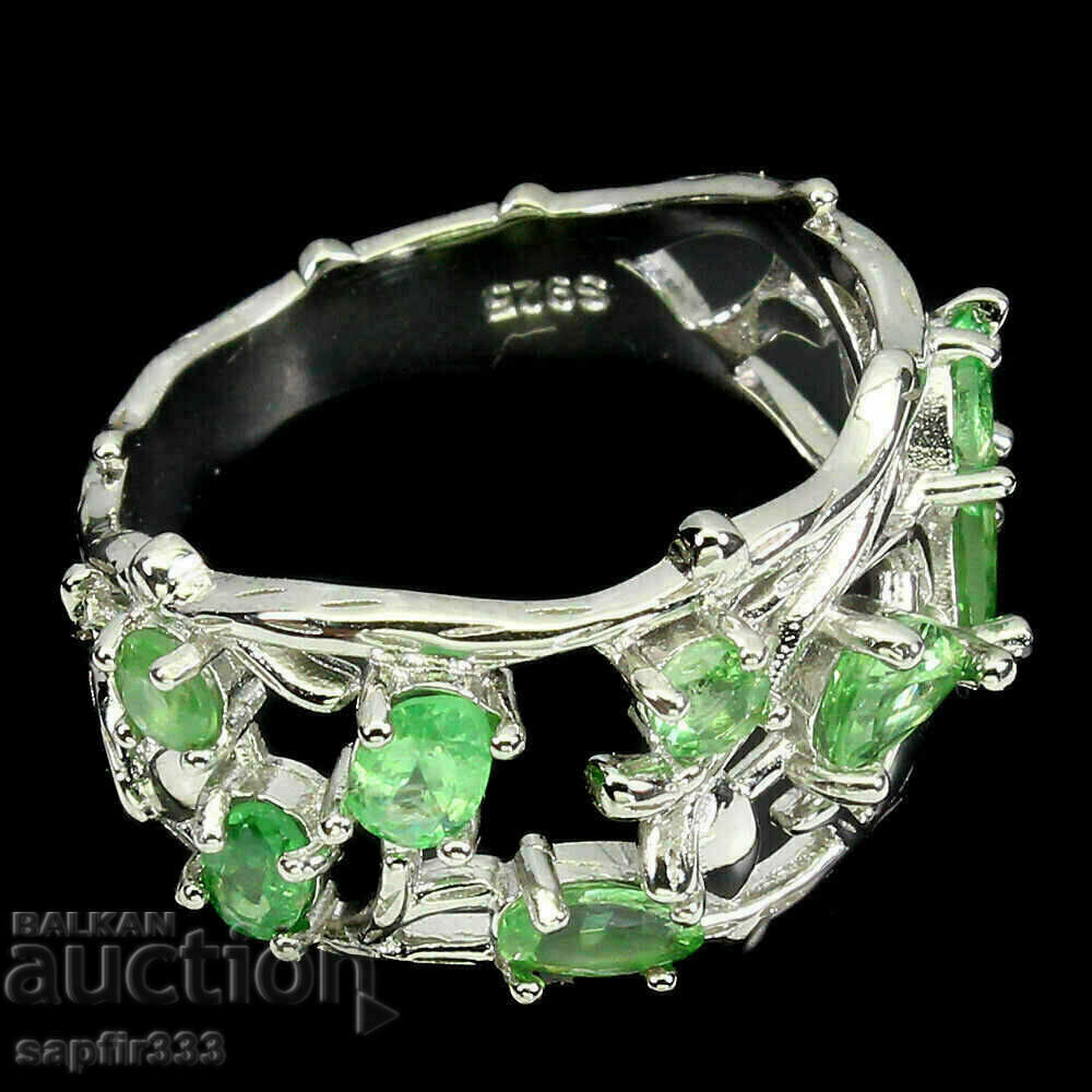 Auction "FAIRY TALE" DESIGNER RING WITH RARE TSAVORITE GARNETS Auction "FAIRY TALE" DESIGNER RING WITH RARE TSAVORITE GARNETS
