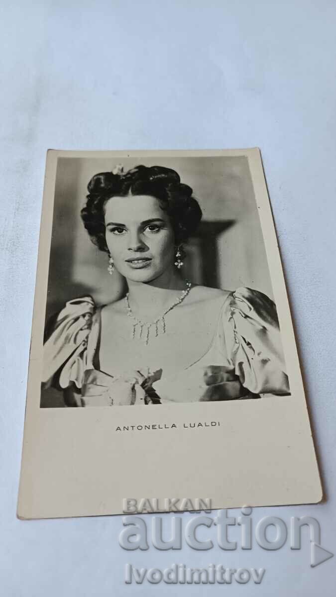 Antonella Lualdi postcard