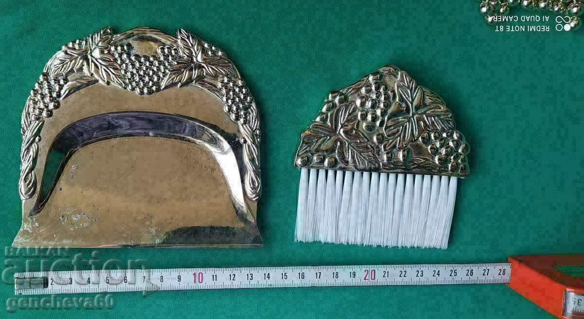 Delivery of Vintage filigree table cleaning set