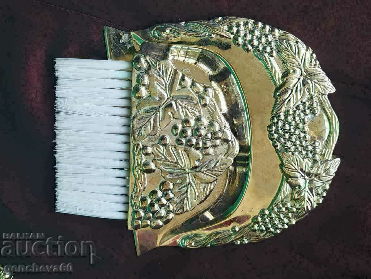 Vintage filigree table cleaning set - 5