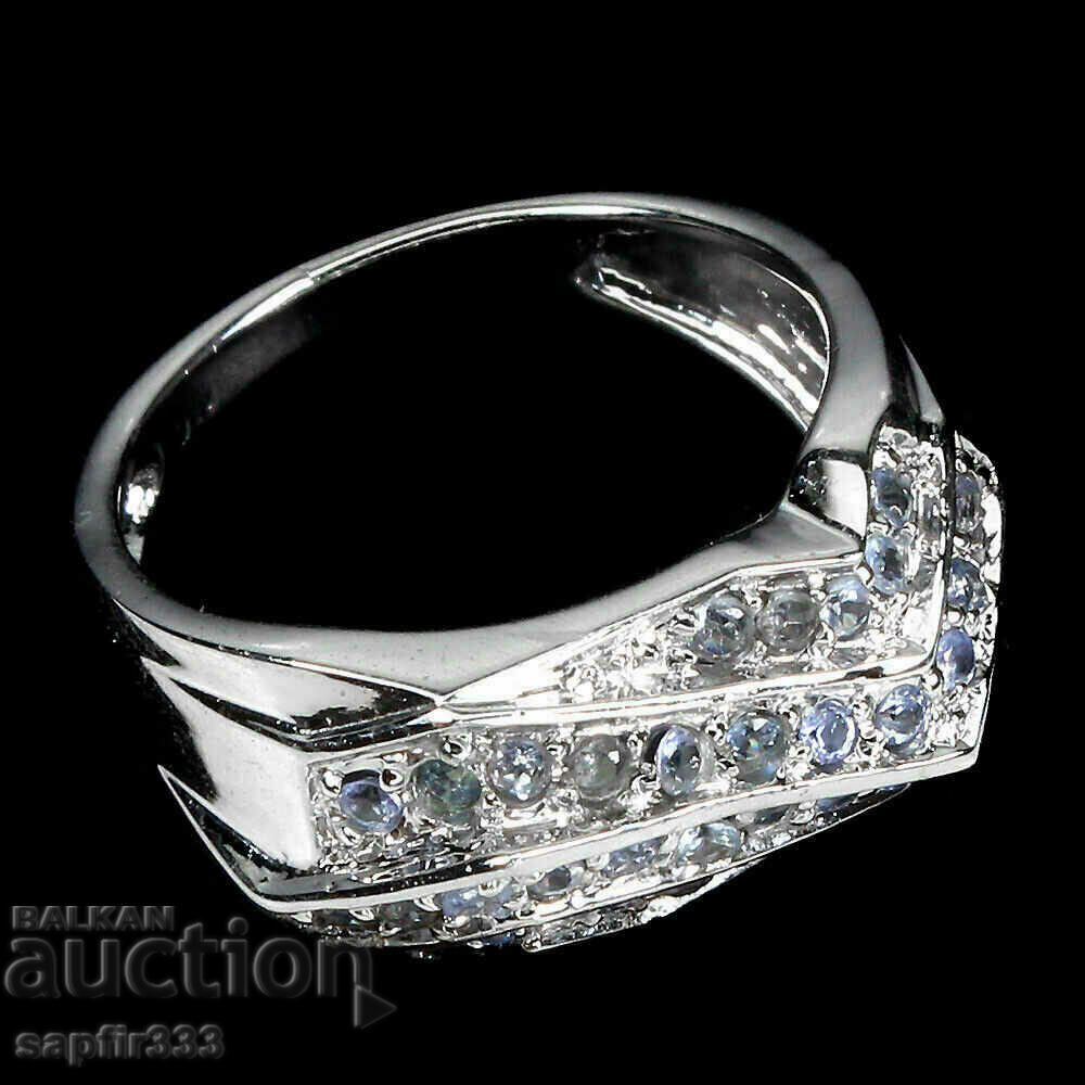 Auction DESIGNER ELEGANT RING WITH NATURAL TANZANITES Auction DESIGNER ELEGANT RING WITH NATURAL TANZANITES