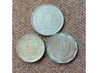 Sri Lanka 2, 5 and 10 Rupees 2002/13