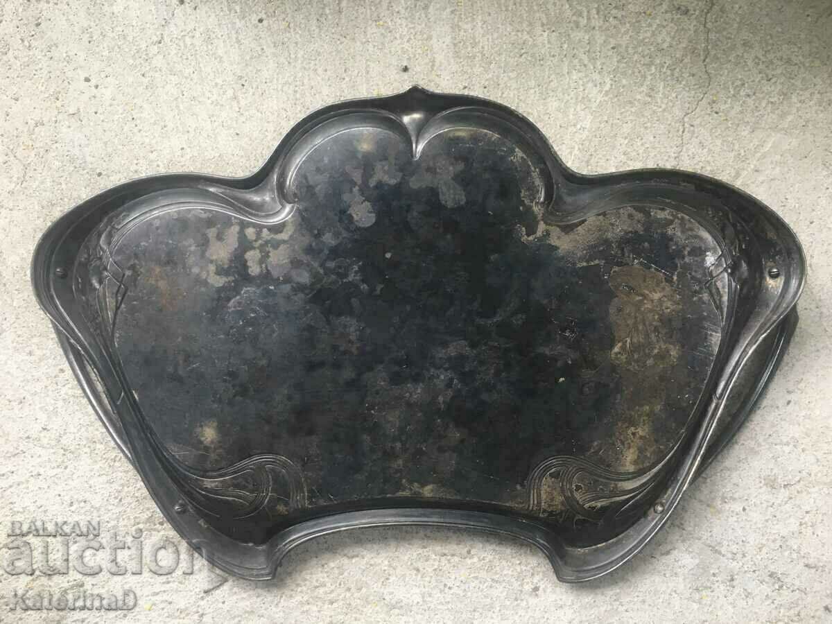 VMF / WMF Large silver-plated tray Art New with price 539.00 BGN | € 275.59 VMF / WMF Large silver-plated tray Art New with price 539.00 BGN | € 275.59