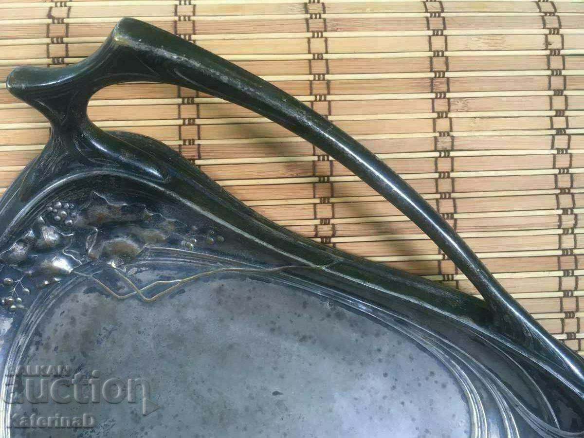 Auction VMF / WMF Large silver-plated tray Art New Auction VMF / WMF Large silver-plated tray Art New