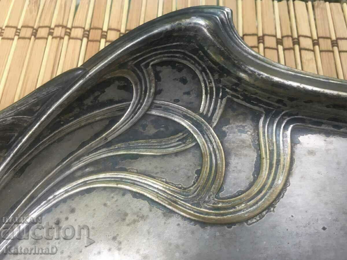 Delivery of VMF / WMF Large silver-plated tray Art New Delivery of VMF / WMF Large silver-plated tray Art New