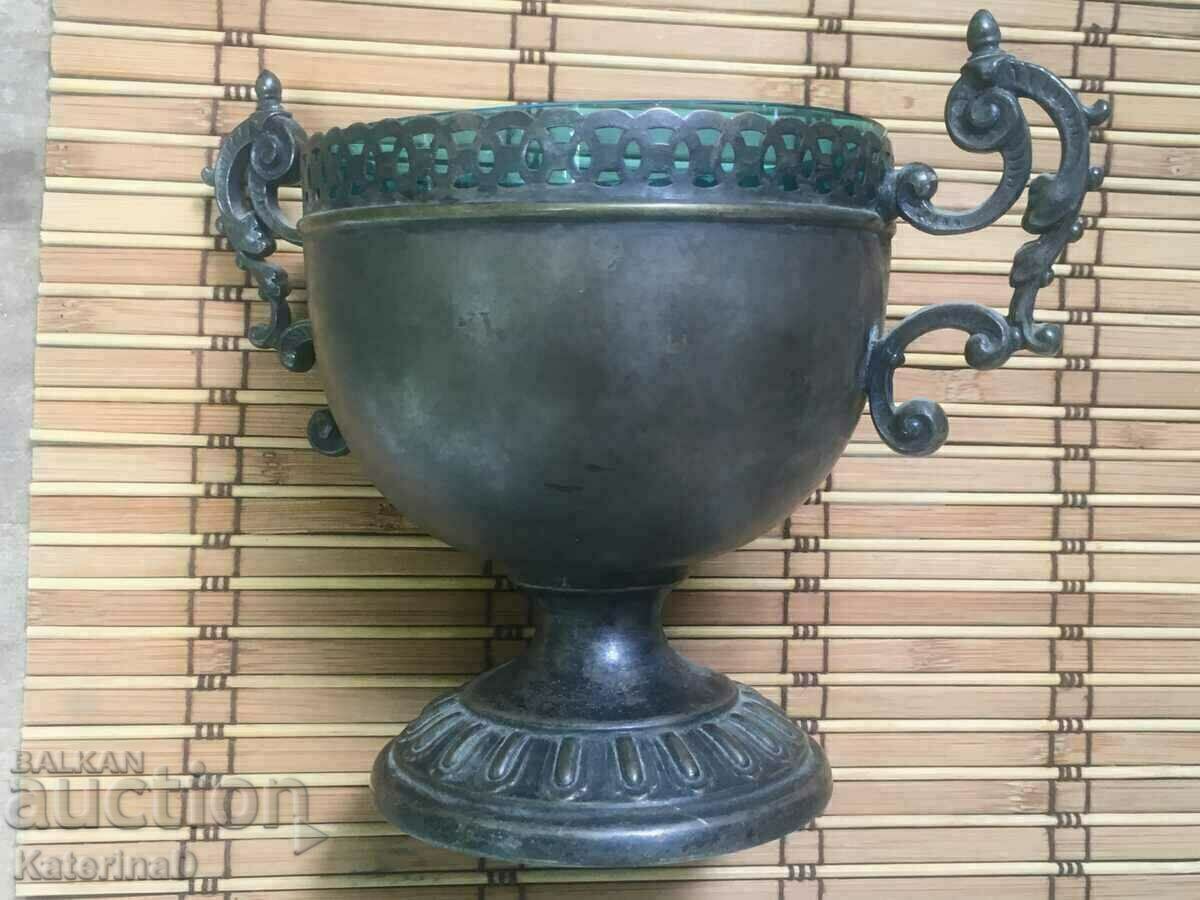 Navy / WMF ??? Candy box silver plated - 6 Navy / WMF ??? Candy box silver plated - 6