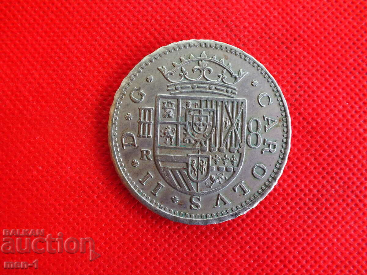 Ισπανία 8 Reales "Carlos II" 1682 - 1685 με τιμή € 150.00 | 293.37 BGN
