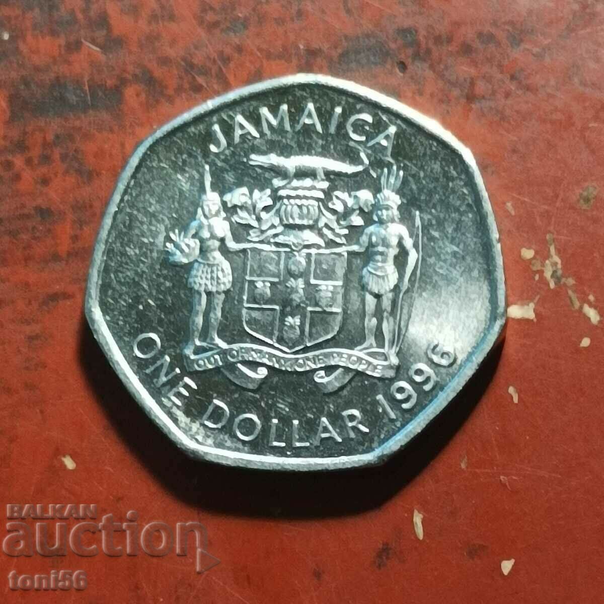 Ямайка 1 долар  1996  UNC