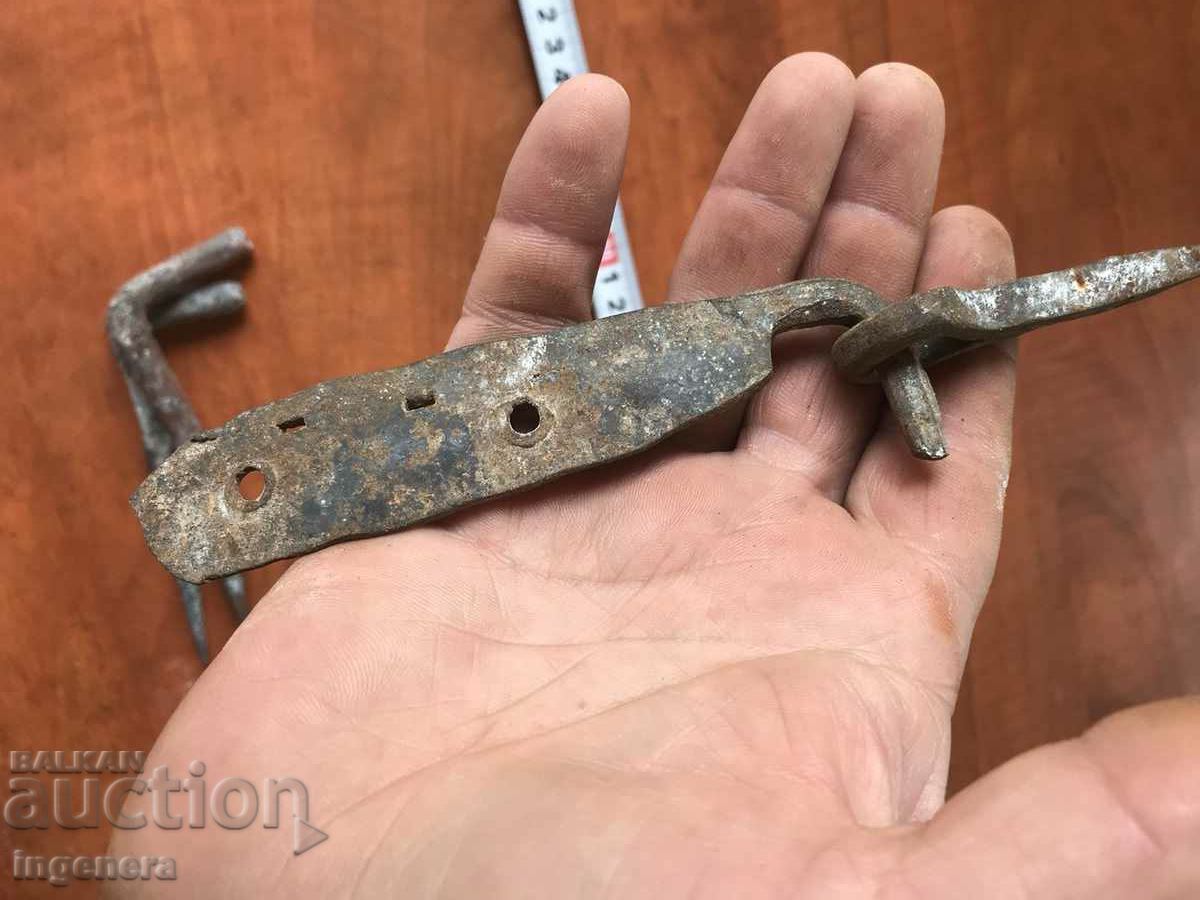 Auction LATCH MANDALA HINGES FOR COUNTRY GATE FORGED Auction LATCH MANDALA HINGES FOR COUNTRY GATE FORGED